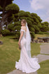 Off shoulder mermaid bridal gown