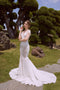 Mermaid wedding dress with beading