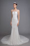 Sleeveless mermaid wedding dress