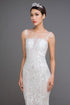 Sleeveless mermaid wedding dress
